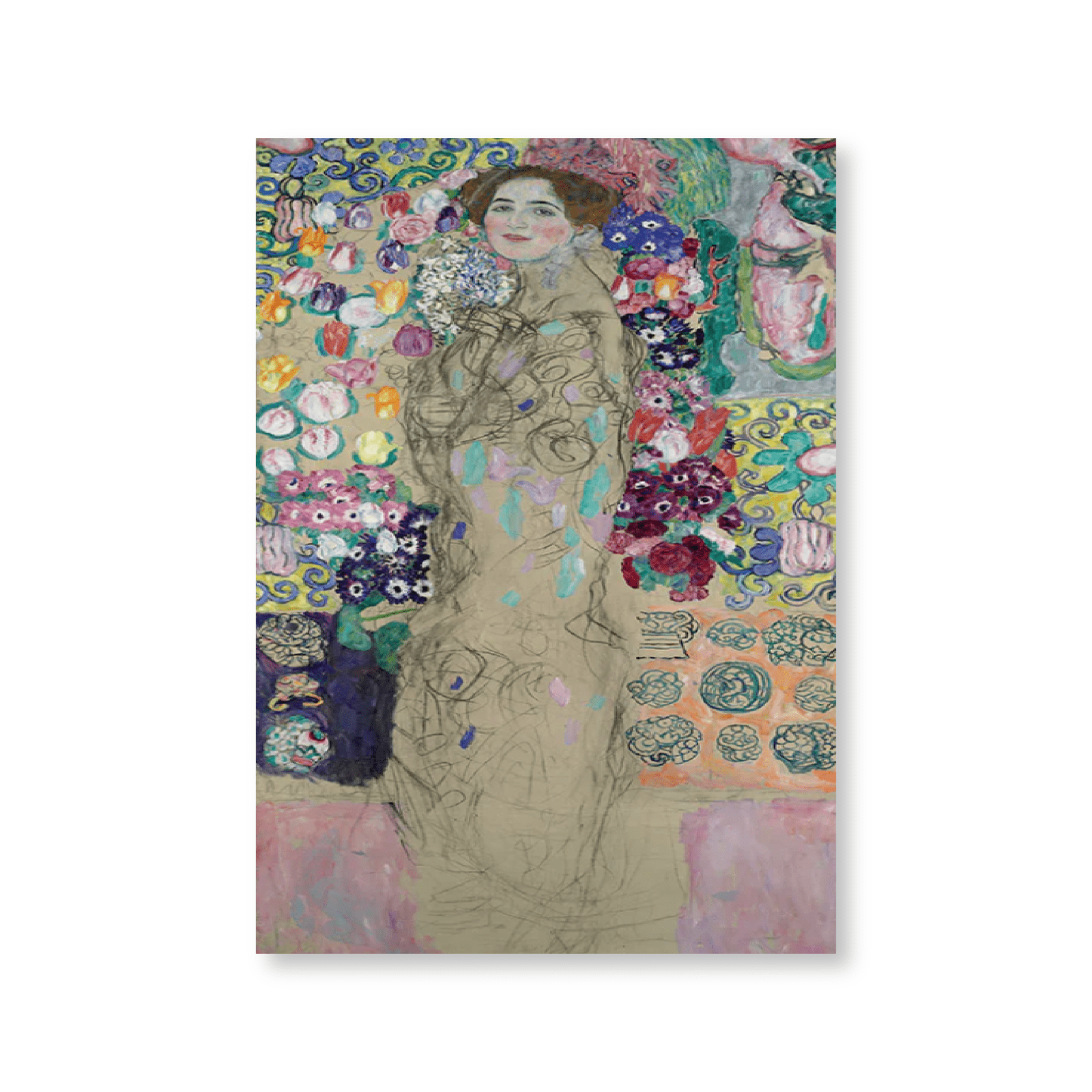Gustav Klimt: "Posthumous Portrait of Ria Munk III" (ca 1917-1918) - Jasper & Jute