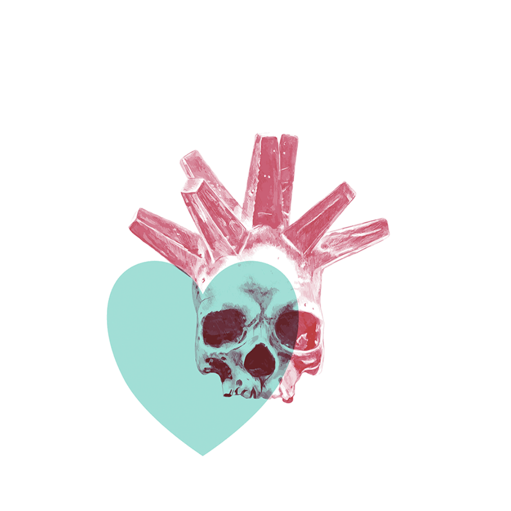 HEART SKULL