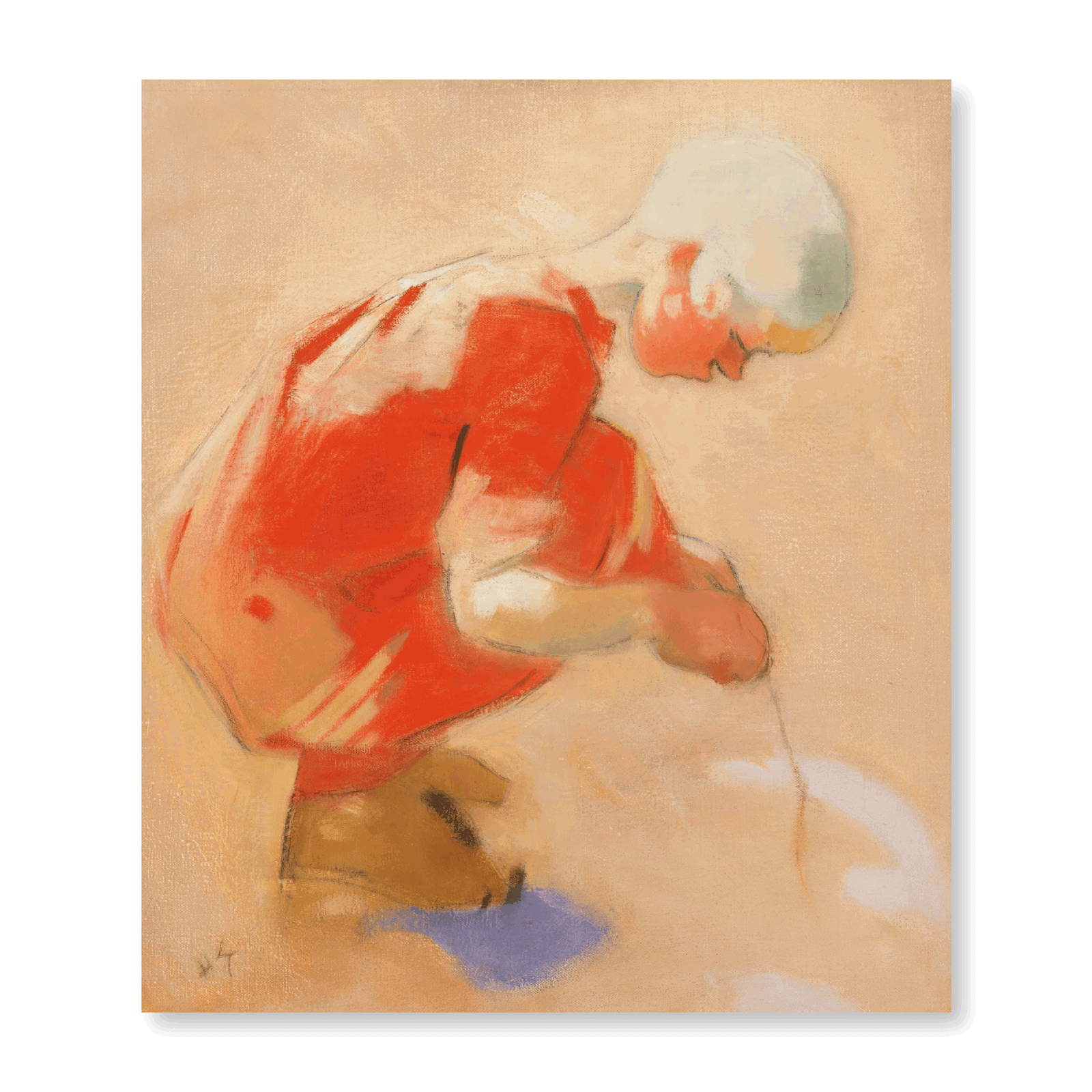 Helene Schjerfbeck - Girl On The Sand (1912) - Jasper & Jute