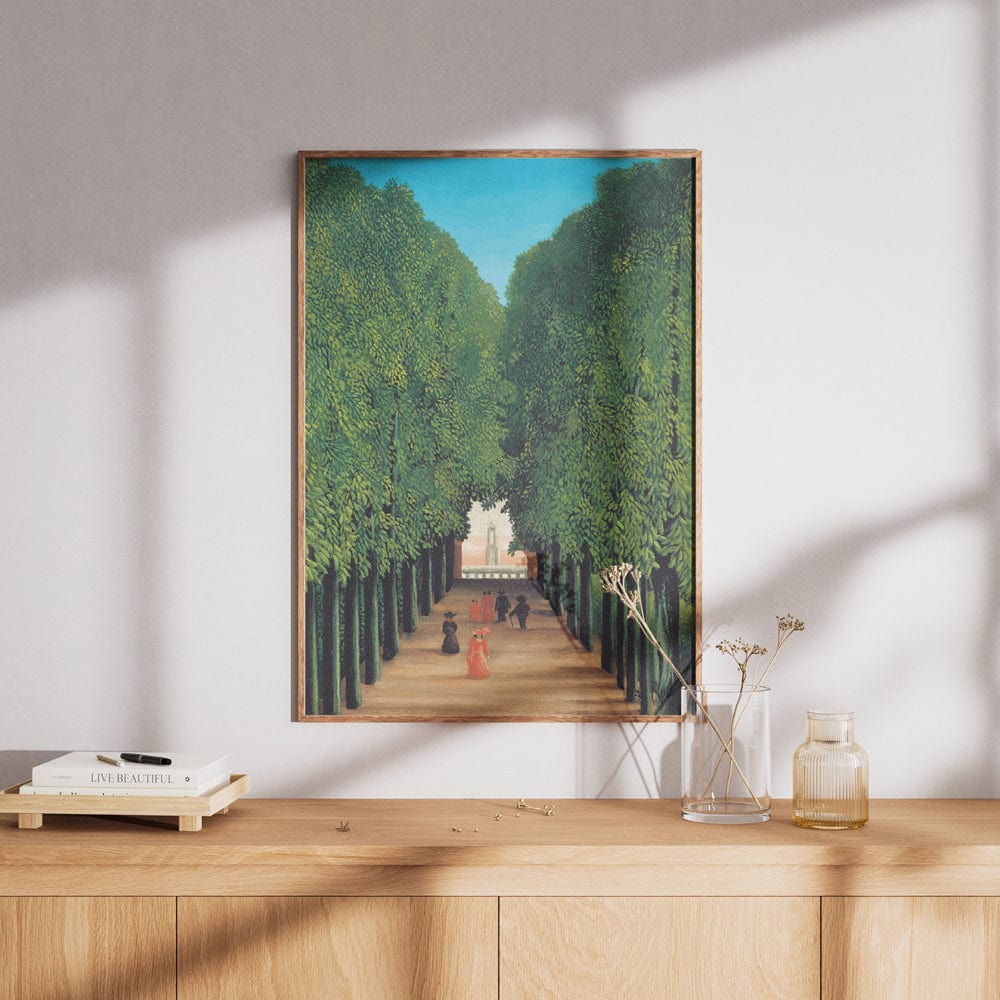 Henri Rousseau - "The Avenue in Saint-Cloud Park"
