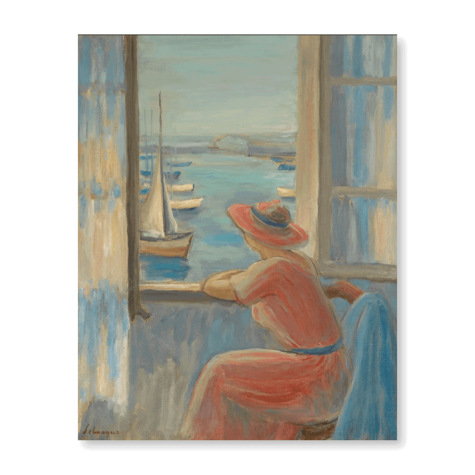 Henri Lebasque - Devant La Fenêtre (1919) - Jasper & Jute