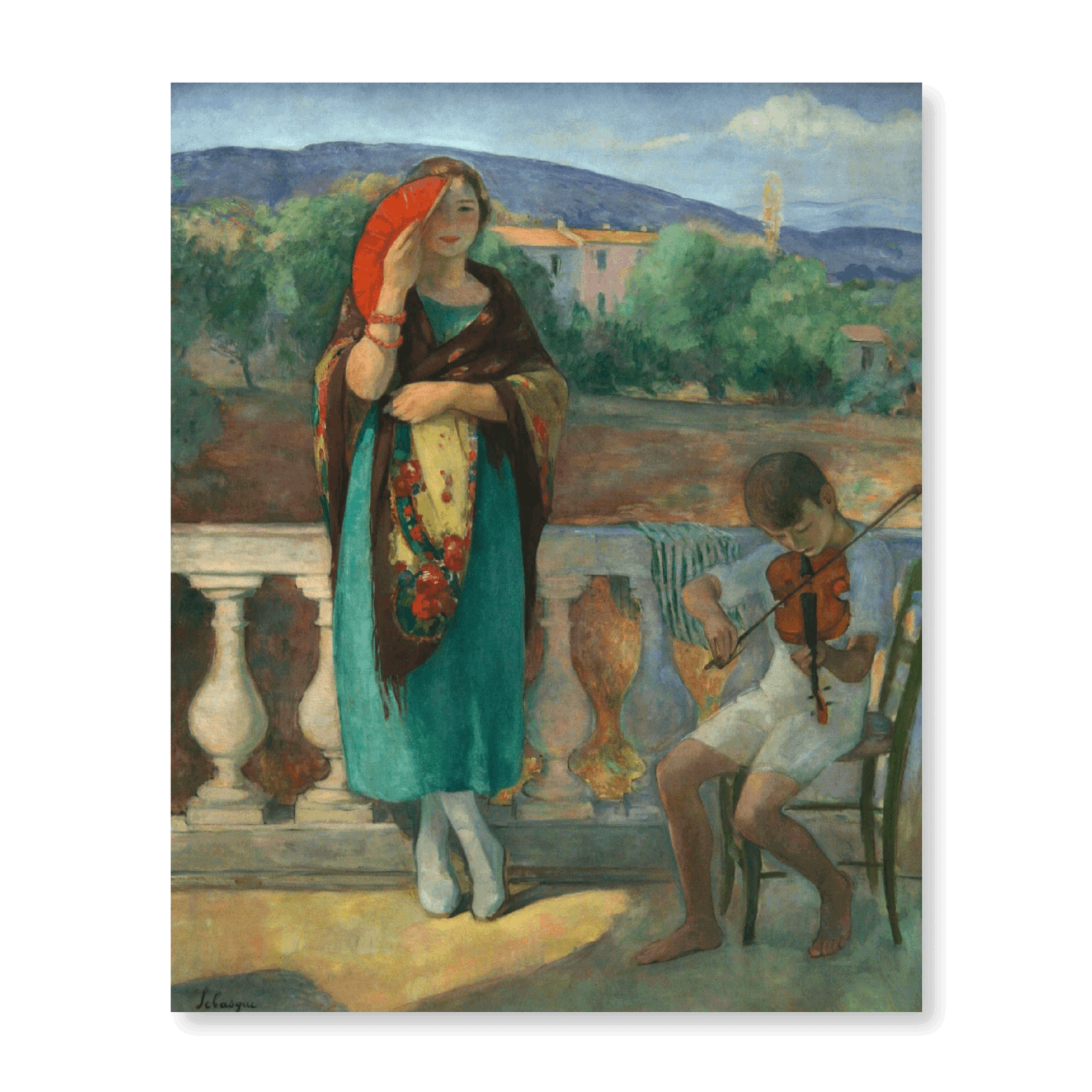 Henri Lebasque - On The Balcon (1920) - Jasper & Jute