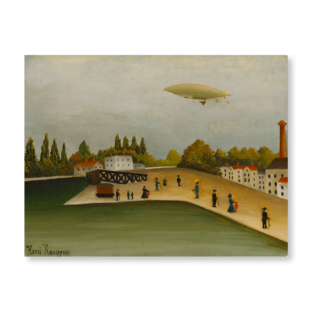 Henri Rousseau - "Quai d'Ivry" - Jasper & Jute