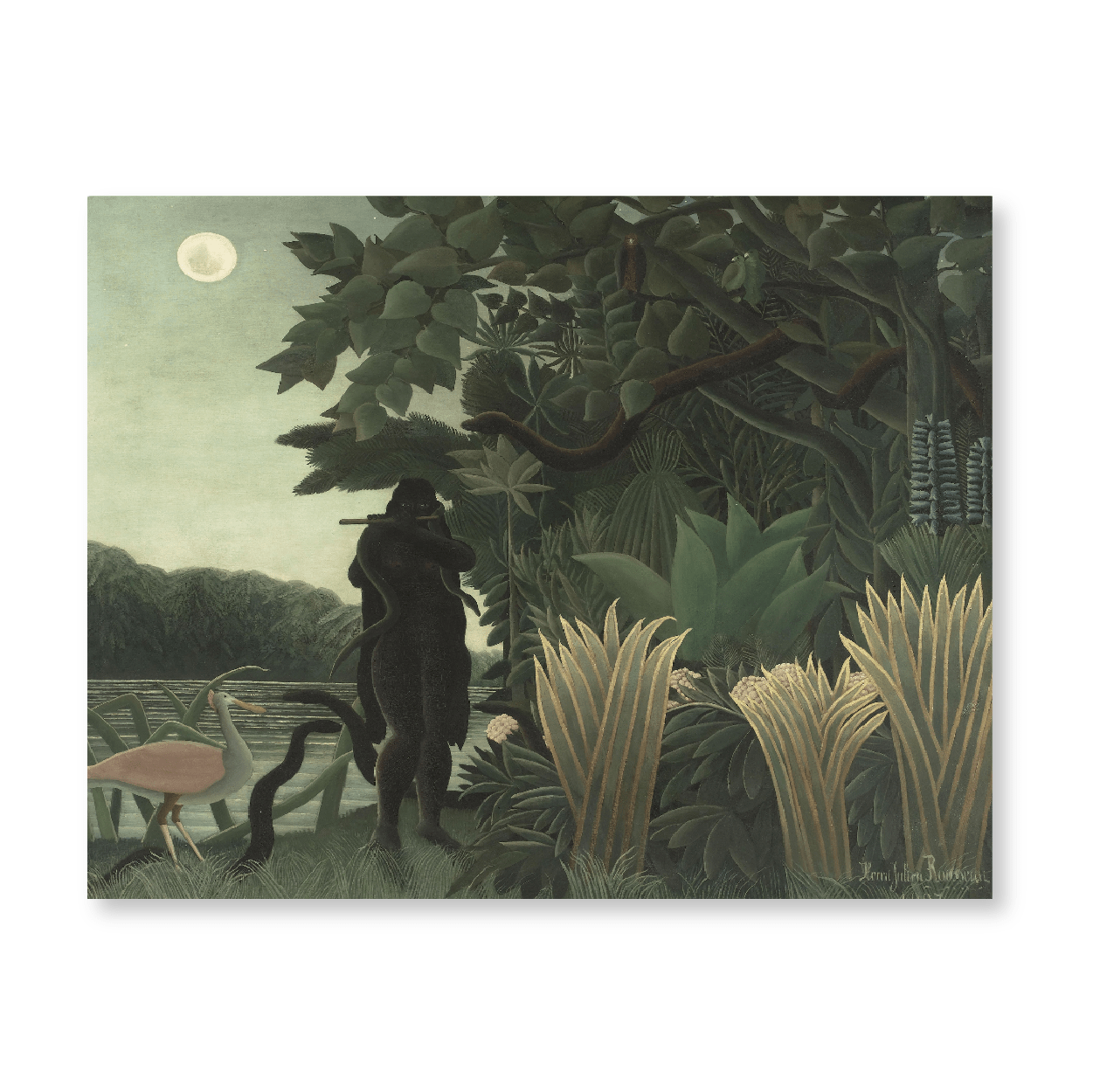 Henri Rousseau - "The Snake Charmer" - Jasper & Jute