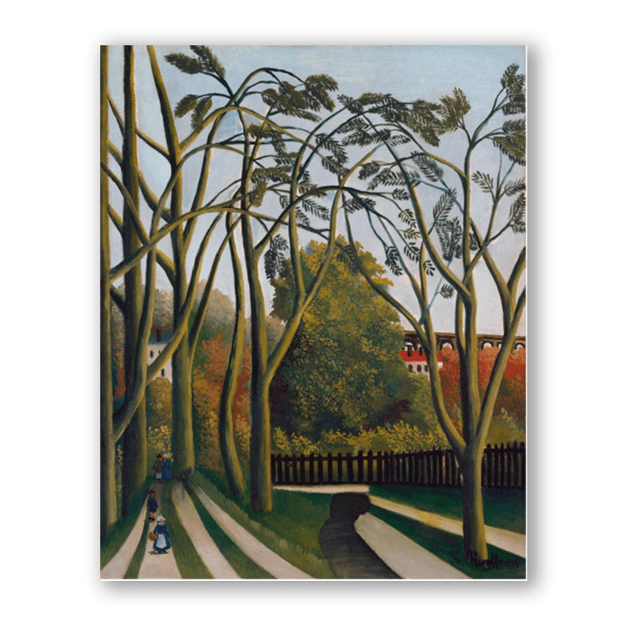 Henri Rousseau: "The Banks of the Bievre Near" - Jasper & Jute