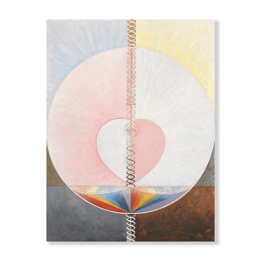 Hilma af Klint: "Group IX, UW No.XXV, The Dove, No.I" (1915) - Jasper & Jute