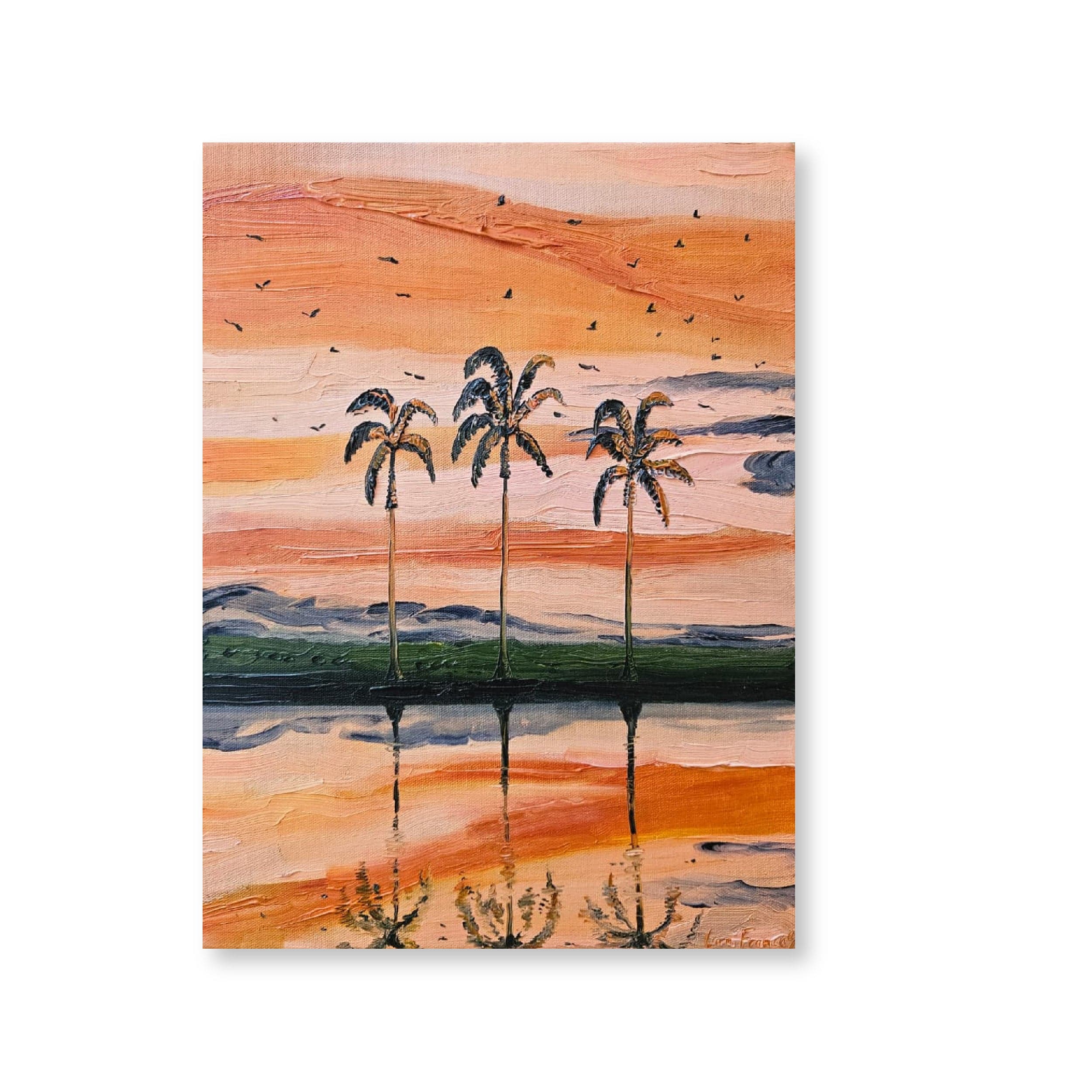 Candyfloss Sunset Palms | Original