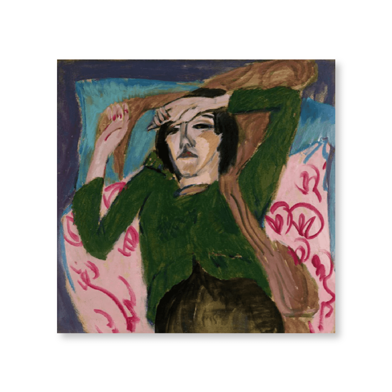 Ernst Ludwig Kirchner: "Woman in a Green Jacket" (1913)