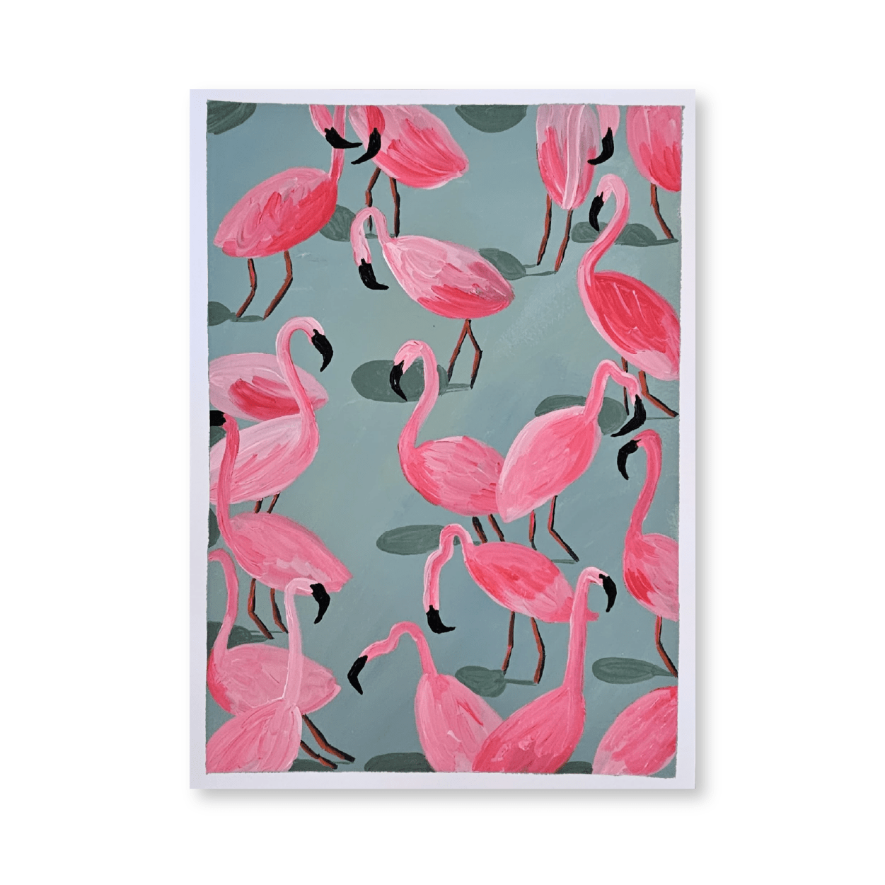 Flocking Flamingos II | Original