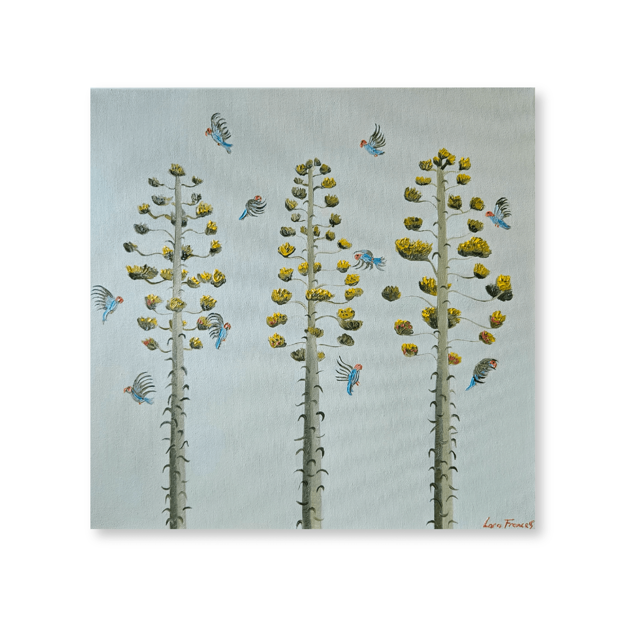 Lovebirds in "Garing" Trees | Original