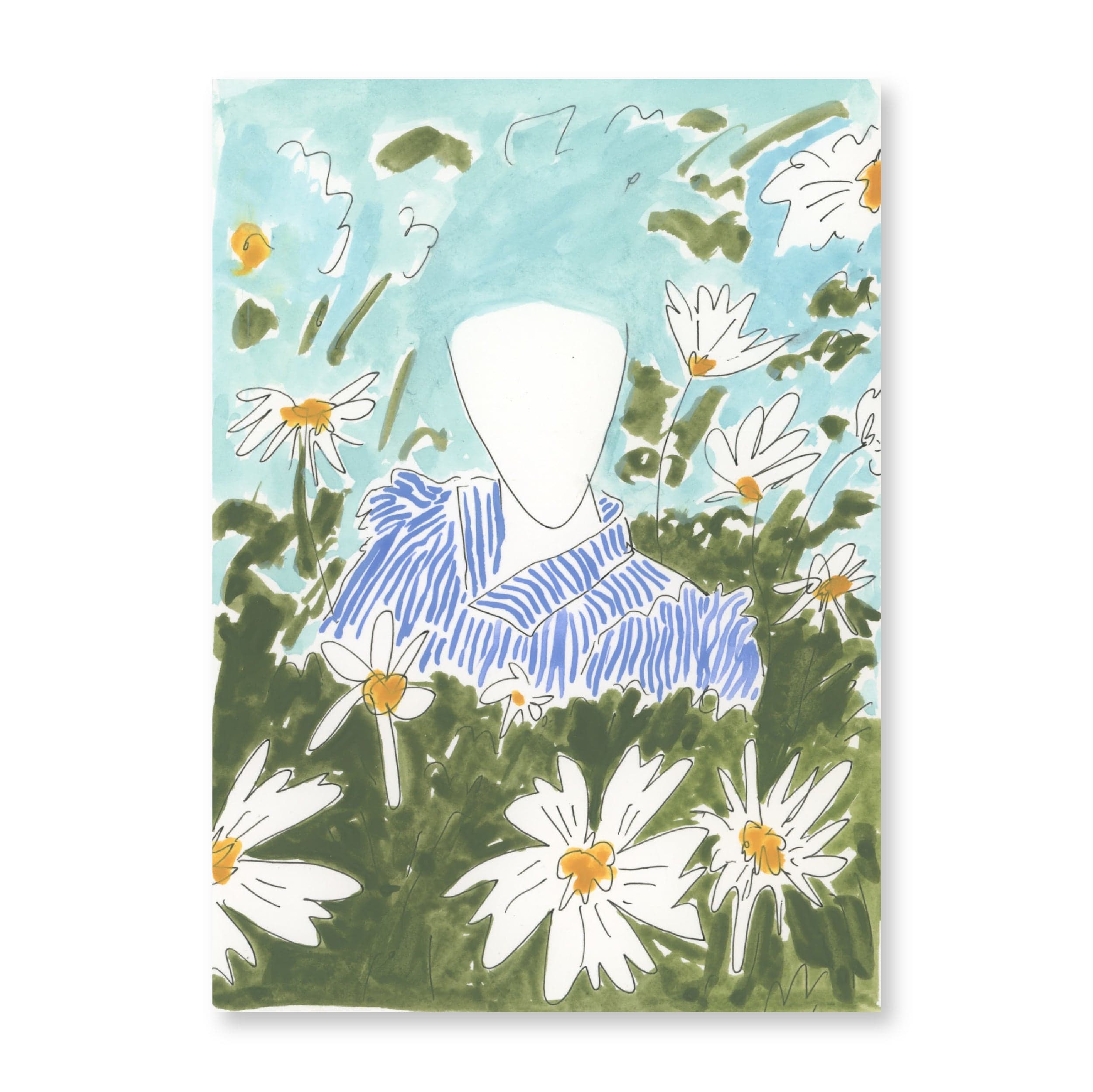 Girl in Flowers | Original