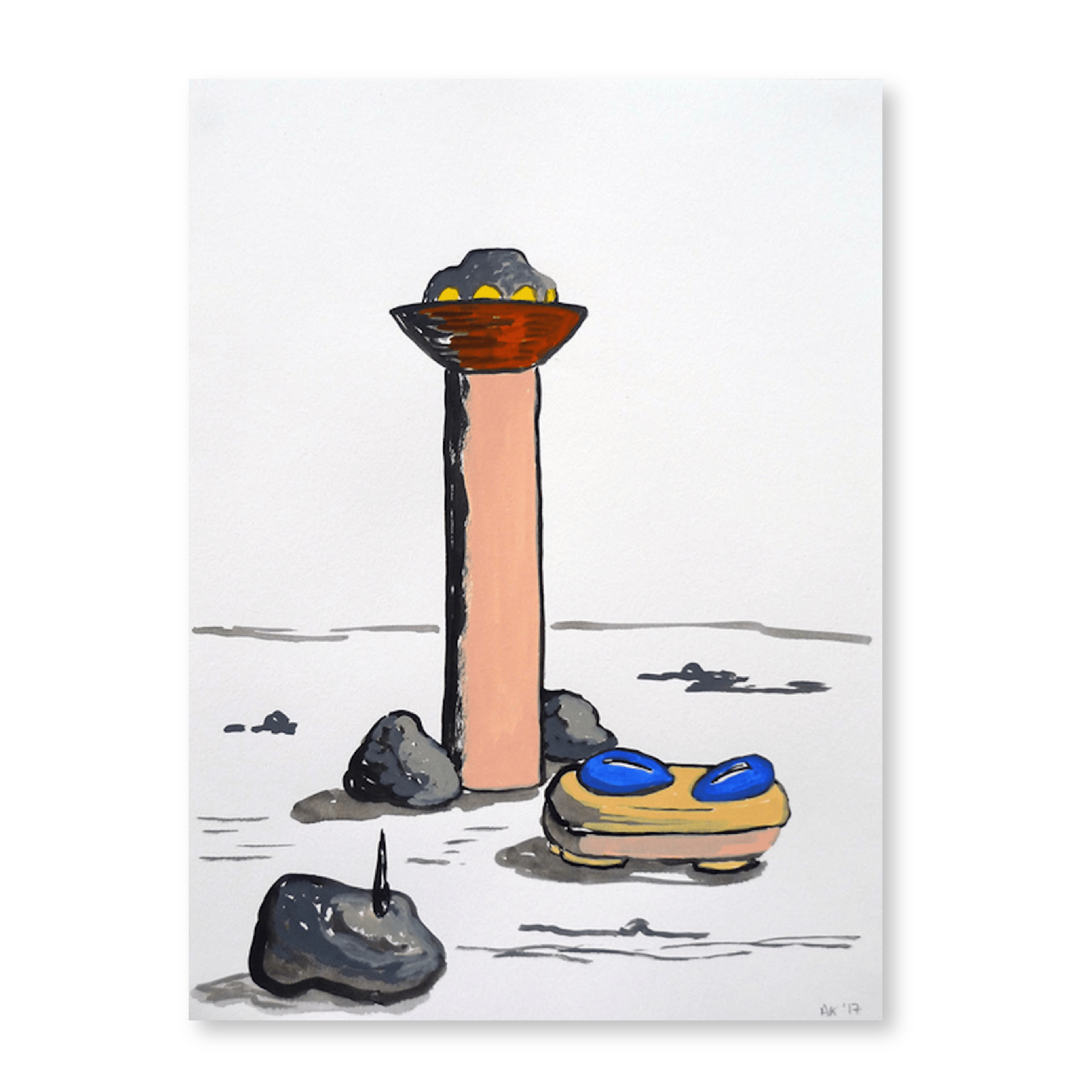 Study for Sculpture "Terror Space Program" | Original (Vault)