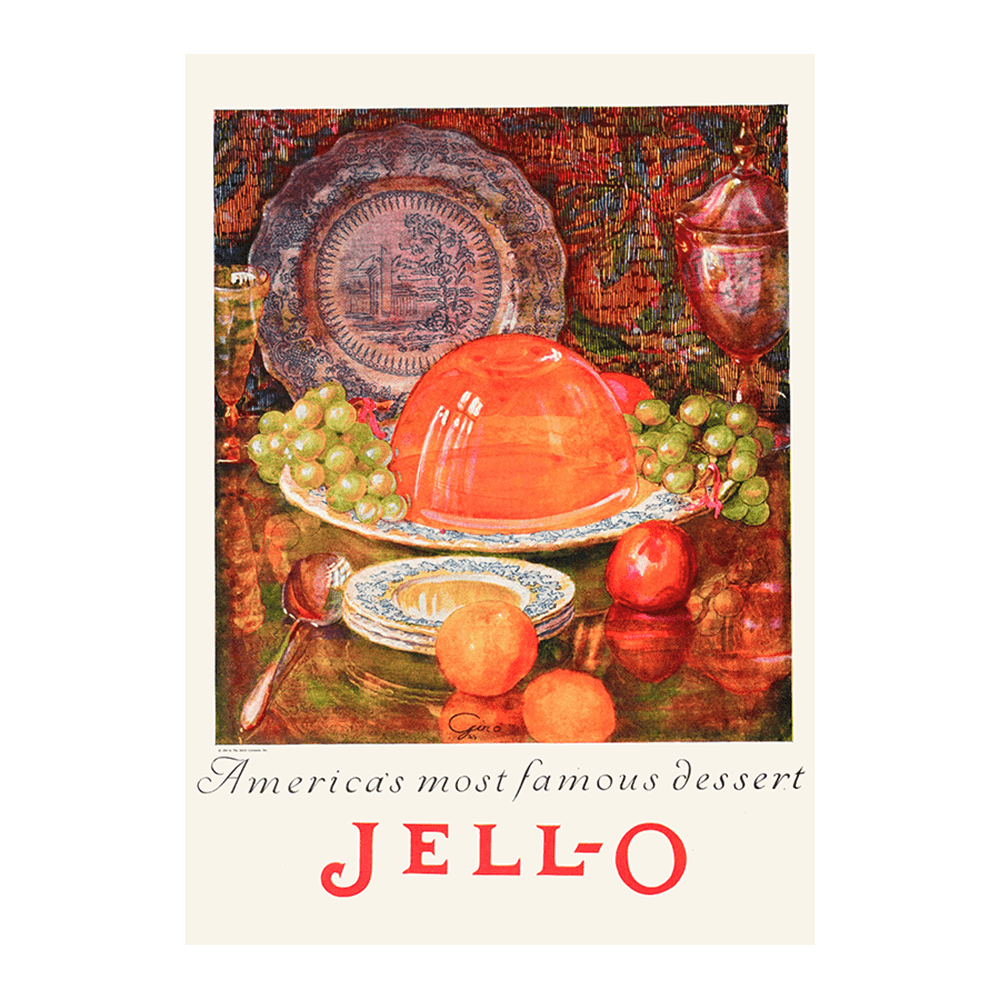 Jell-O, America’s most famous dessert (1924)