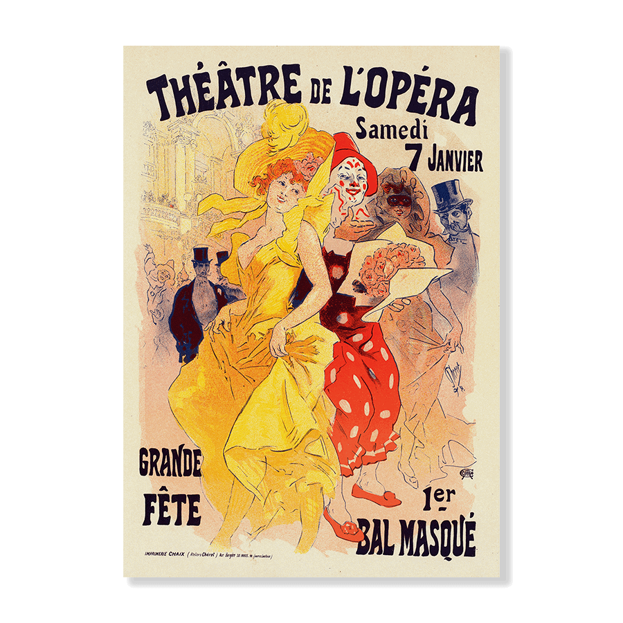 Jules Chéret: "Bals De L’opéra En 1899" (1899) - Jasper & Jute
