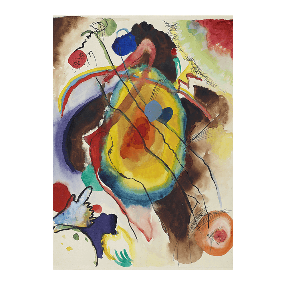 Kandinsky: "Entwurf zu einem Wandbild für Edwin R. Campbell" (1914)