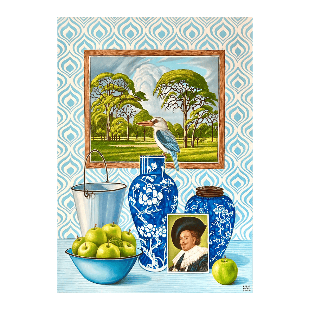 Kingfisher With Green Apples