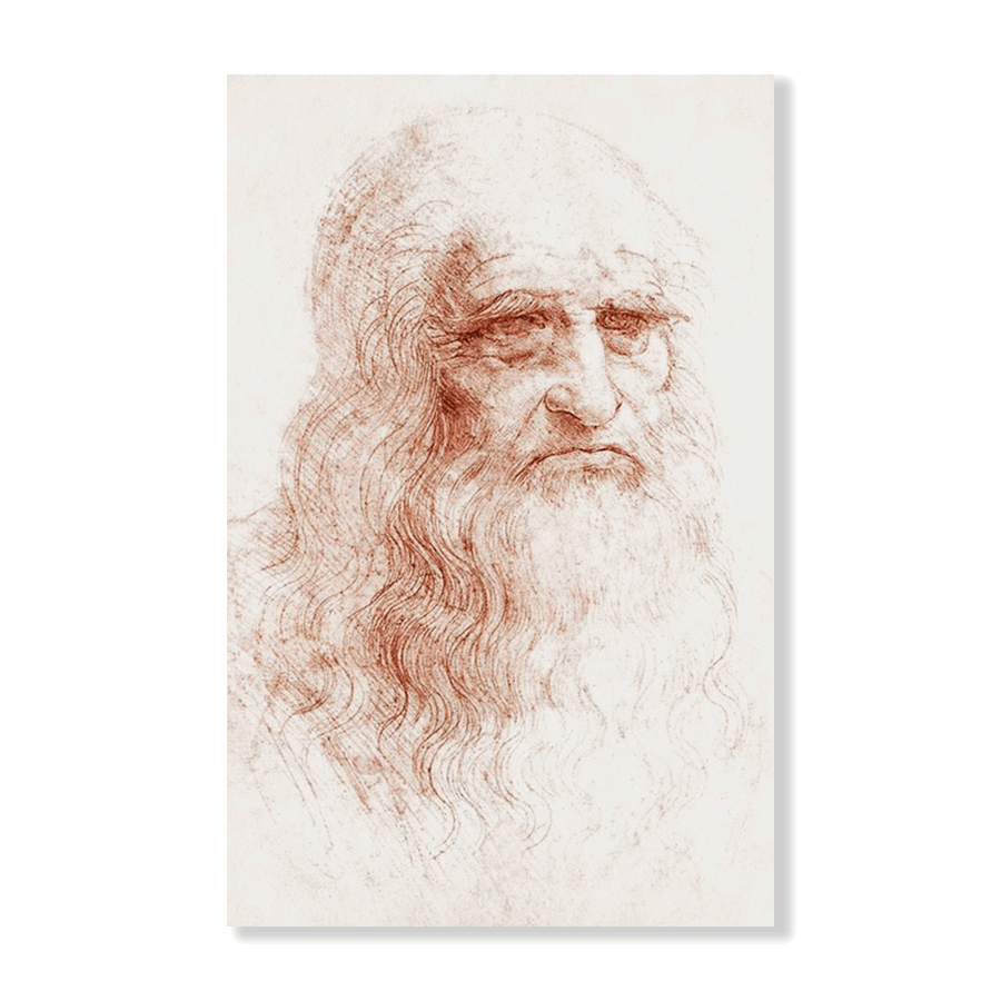 Leonardo Da Vinci: "Self-portrait" (1512) - Jasper & Jute