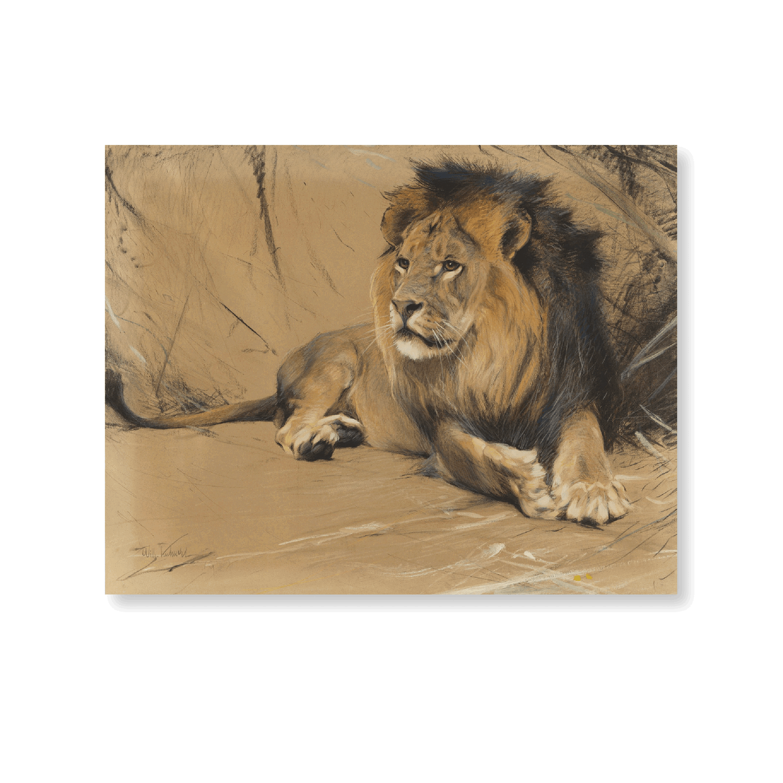 Liegender Löwe - Jasper & Jute