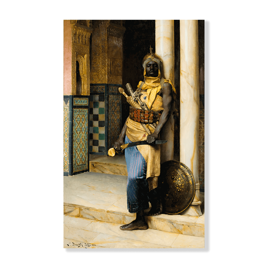 Ludwig Deutsch: "Guarding the Palace" (1888) - Jasper & Jute