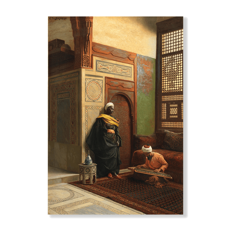 Ludwig Deutsch: "The Qanun Player" (1903) - Jasper & Jute