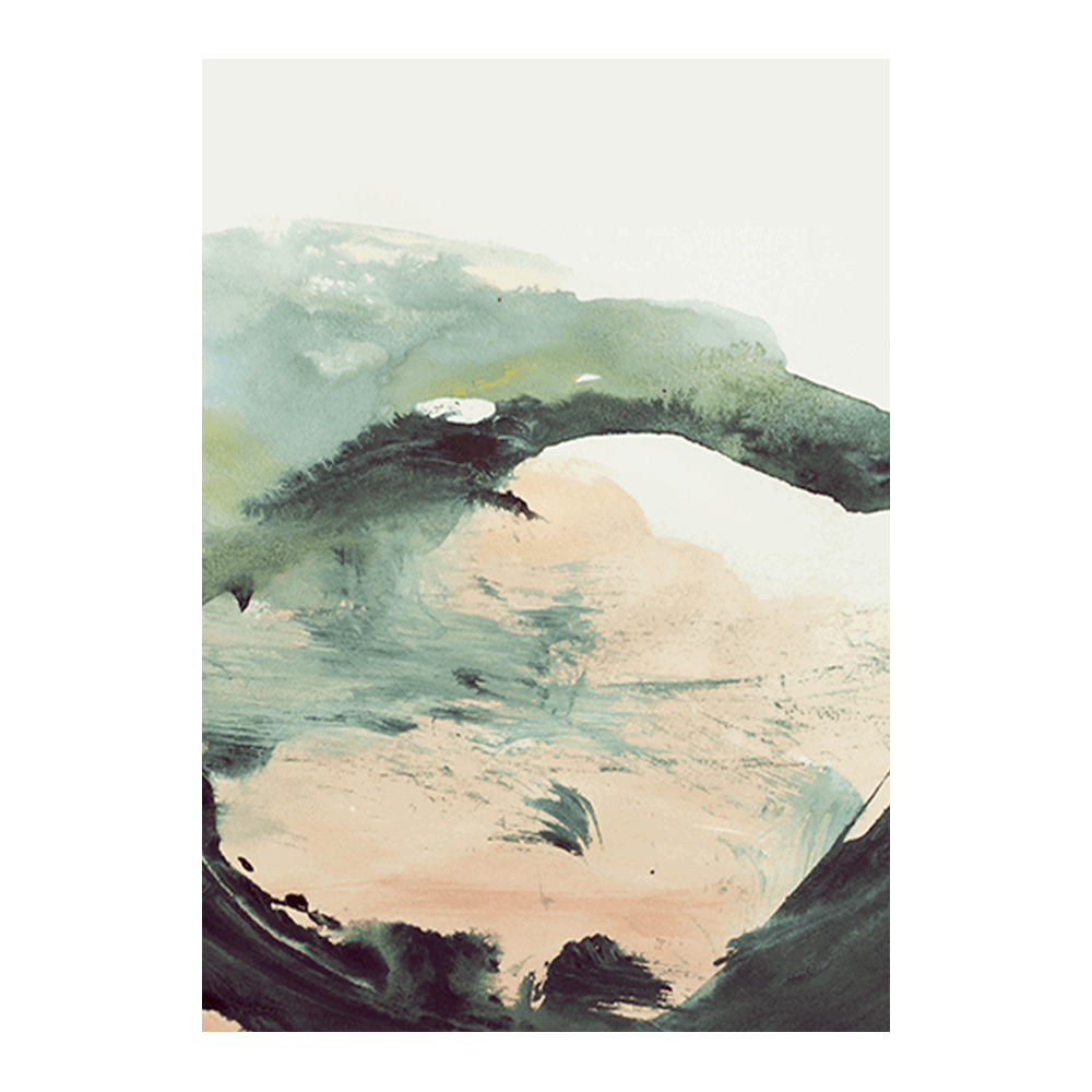 Mint Blush Watercolour II