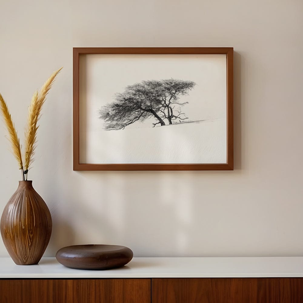 Lonely Tree In The Sahara Desert