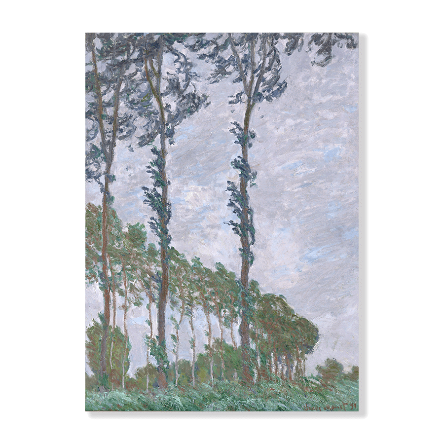 Monet: "Wind Effect, Series of The Poplars" (1891) - Jasper & Jute