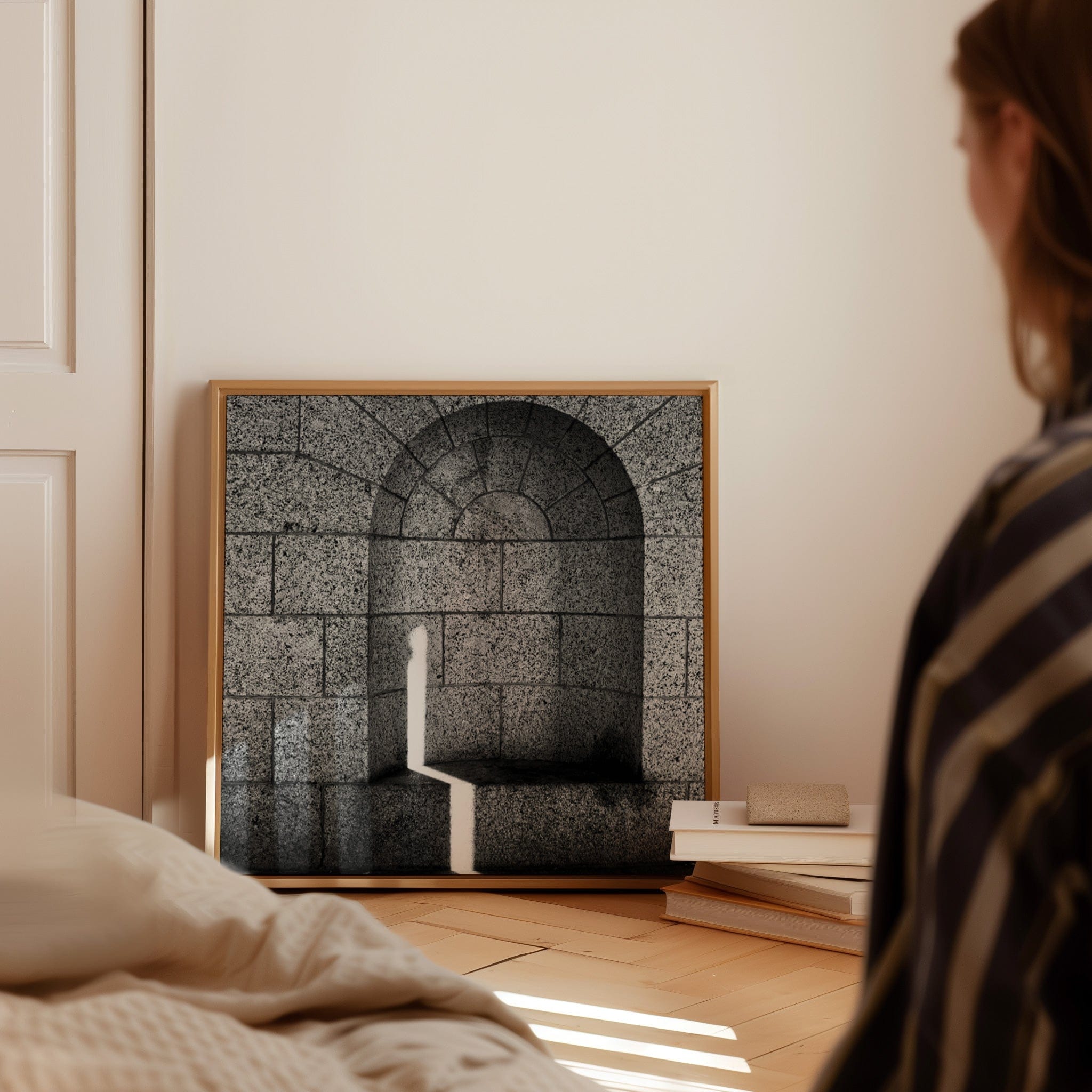 A Sunbeam Sitting Quietly Contemplating The Day