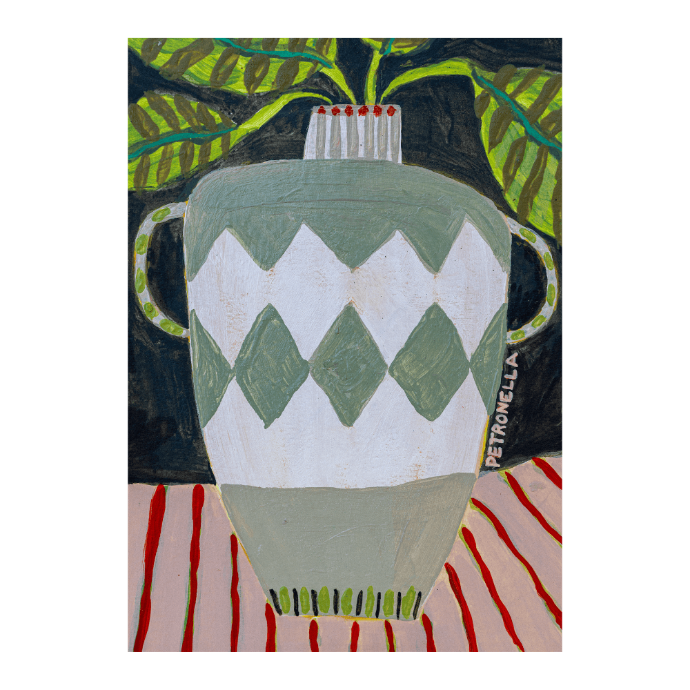 Olive Green Diamonds