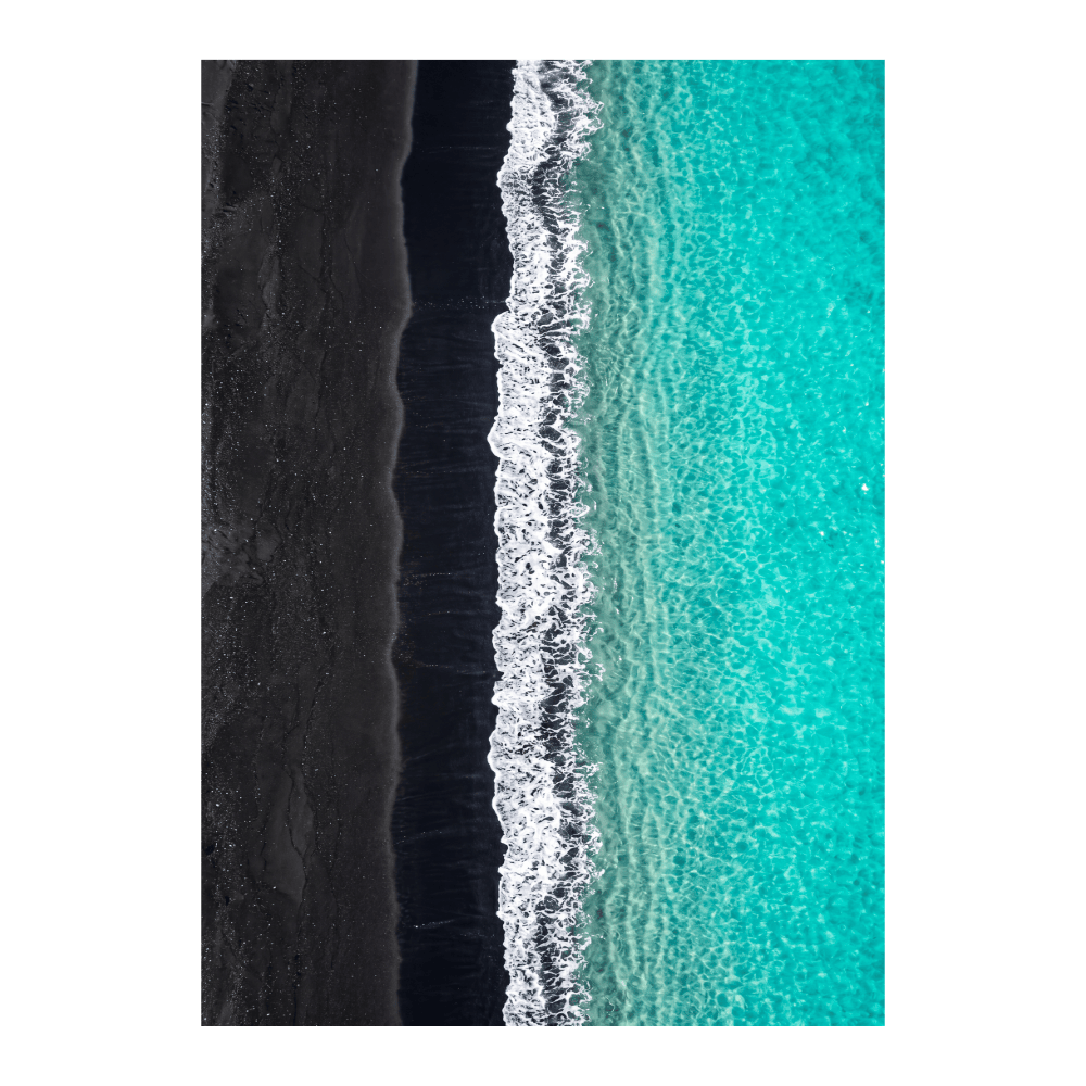 Onyx & Turquoise Symmetry