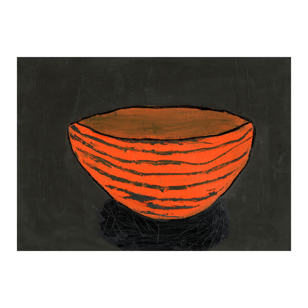 Orange Bowl On Black