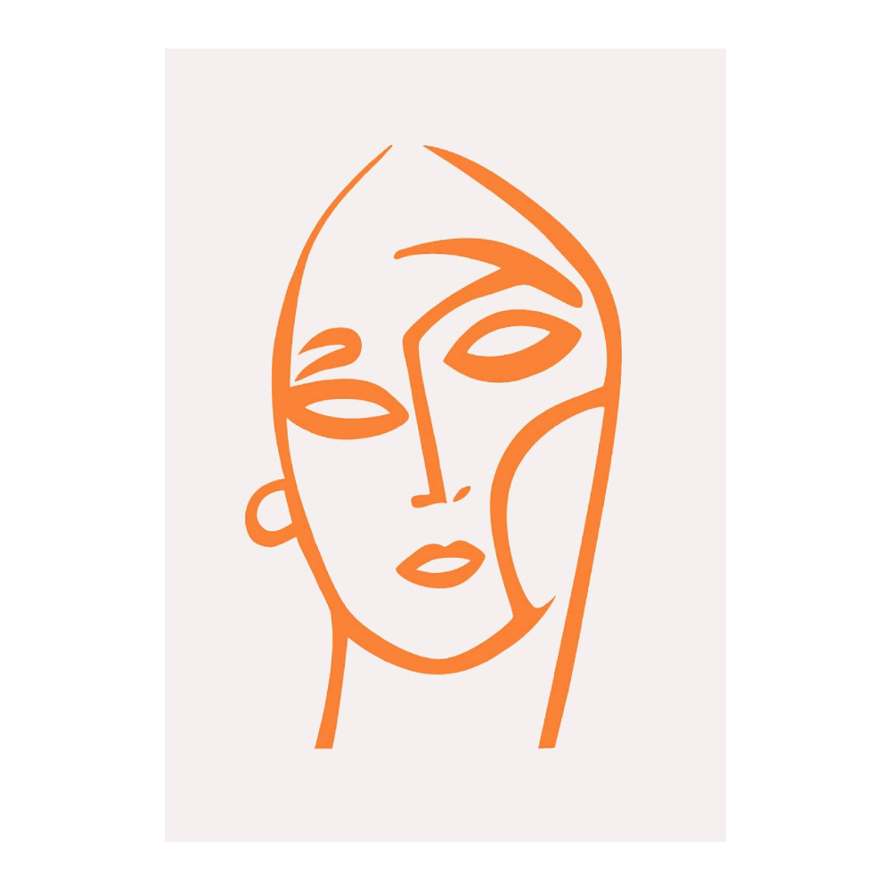 Orange Face I