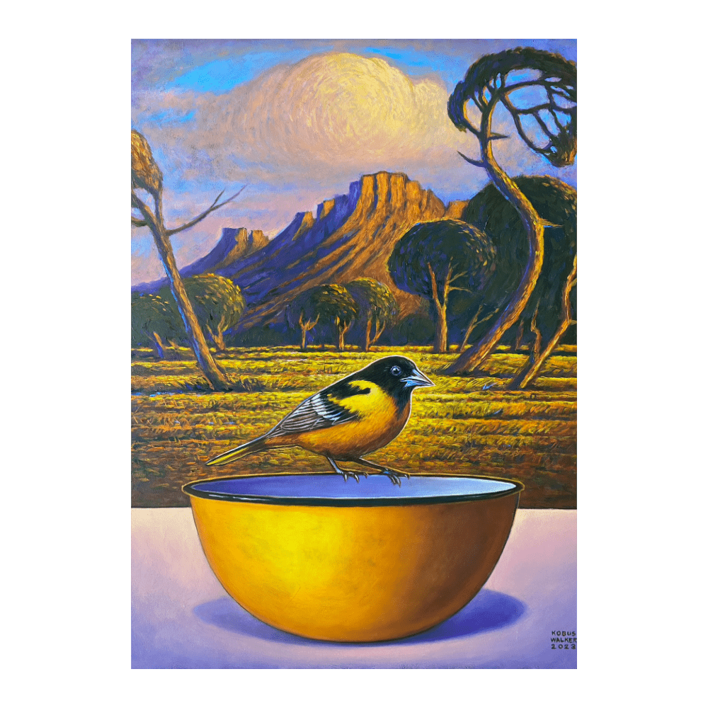 Oriole With Enamel Bow