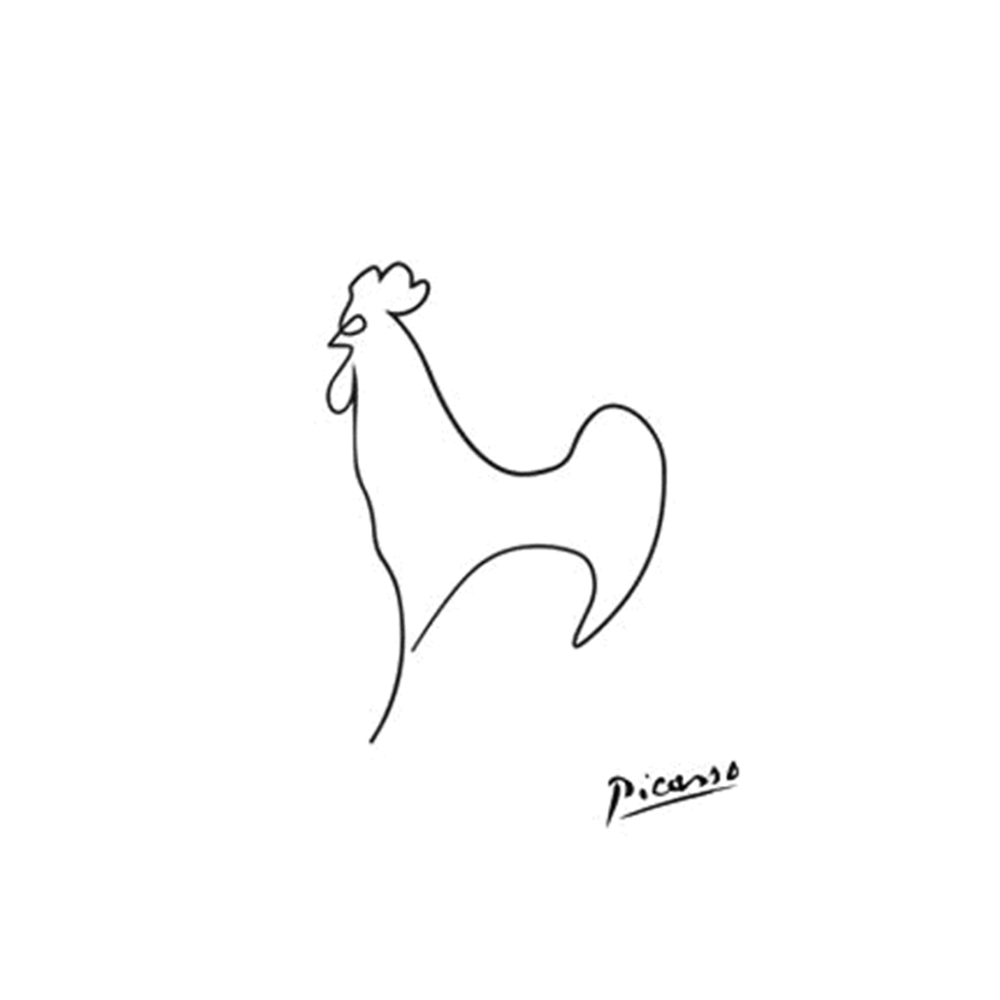 Picasso: Animal Line Drawing Set VI