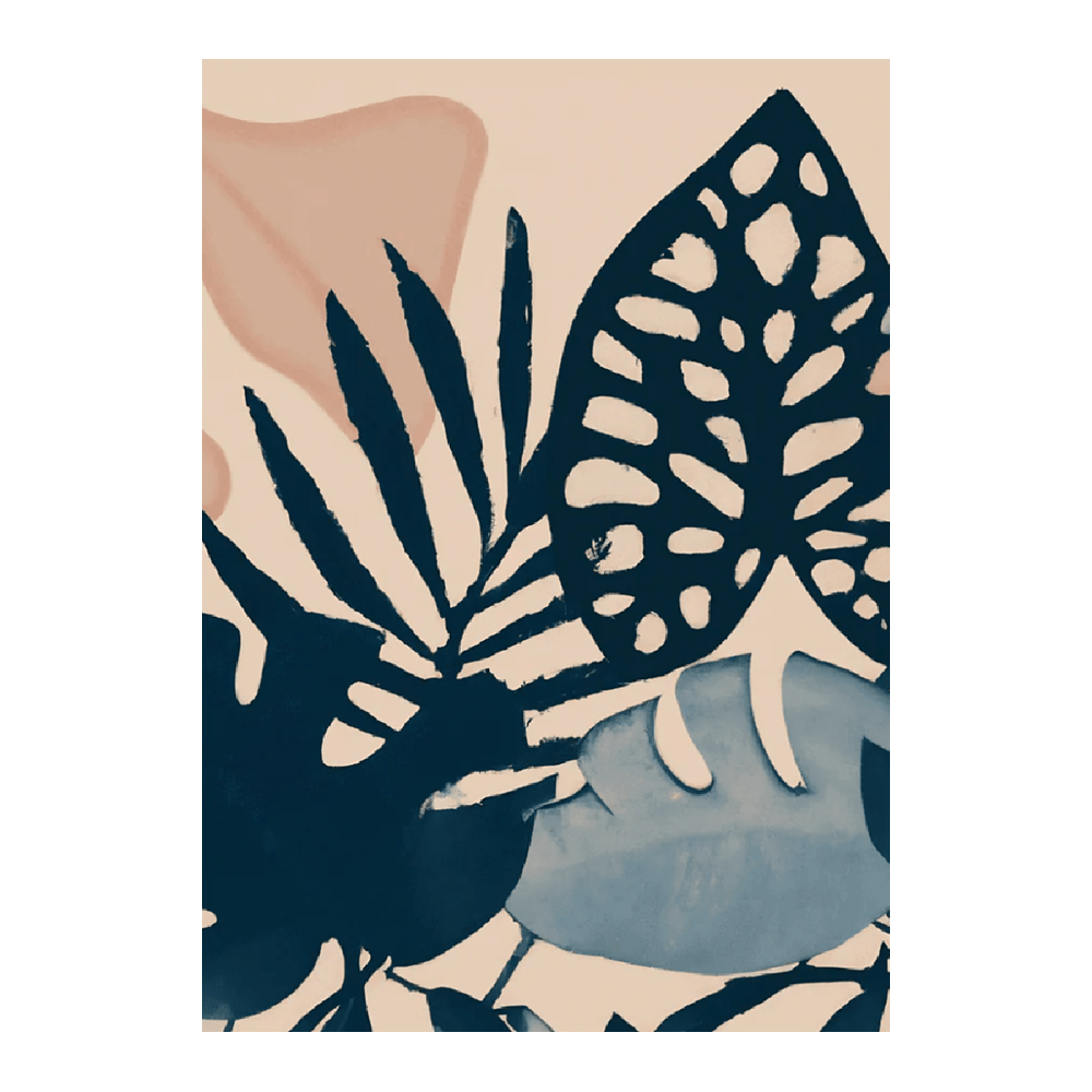 Powder Pink Leaves