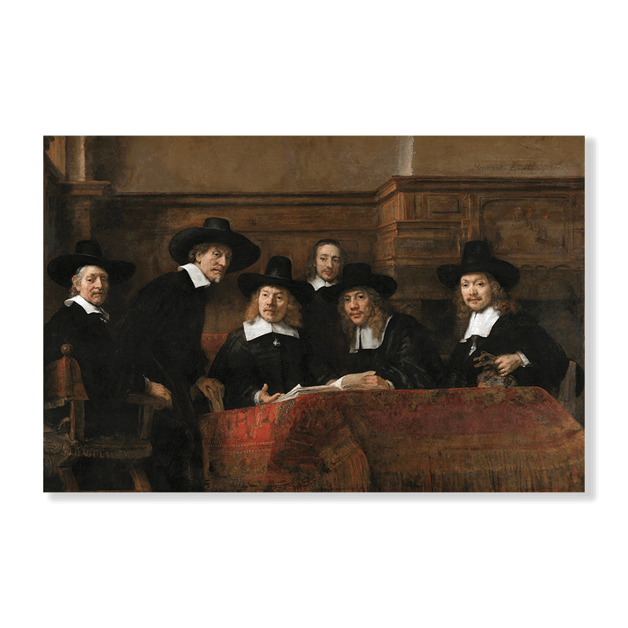Rembrandt: "The Sampling Officials of the Drapers’ Guild" (1662) - Jasper & Jute