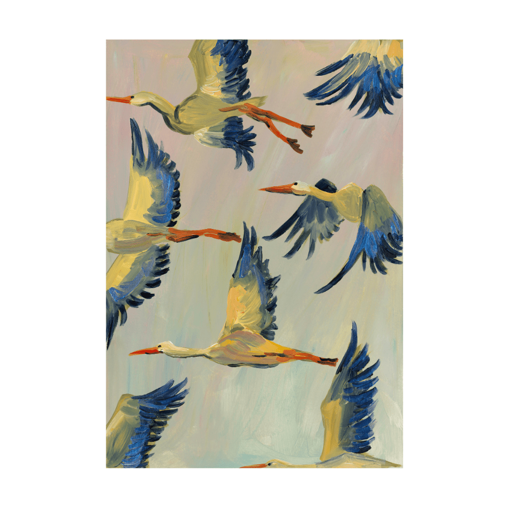 Storks In Flight III