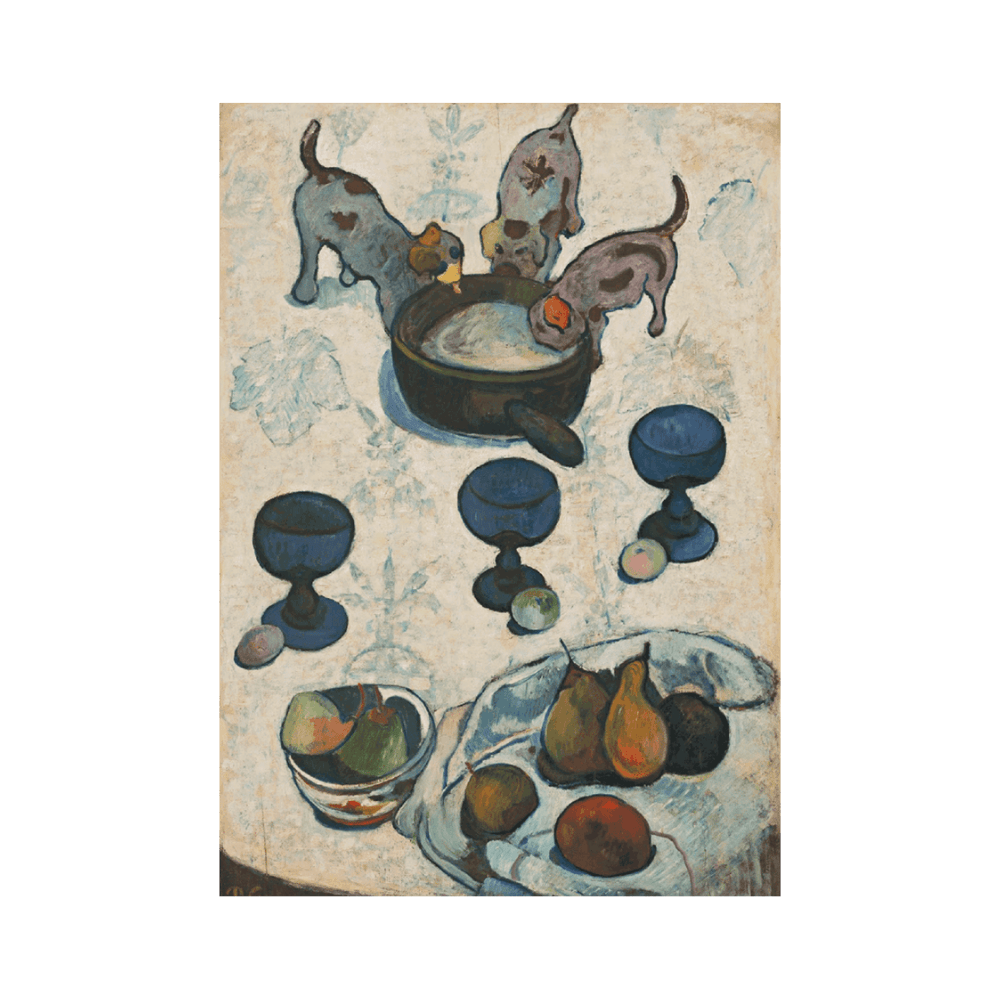 Still Life With Three Puppies (1888)