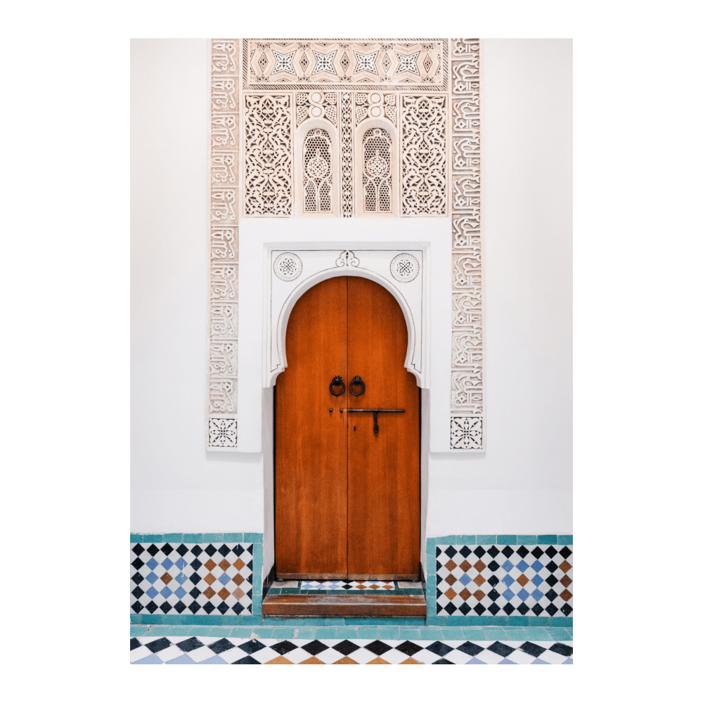 Tile and a Door in Morocco