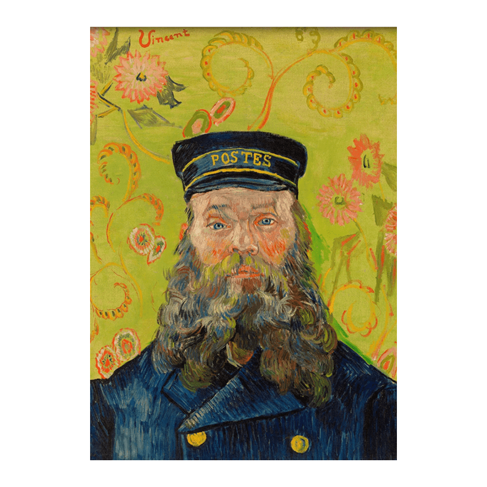Van Gogh 1889: "Portrait of the Postman Joseph Roulin"