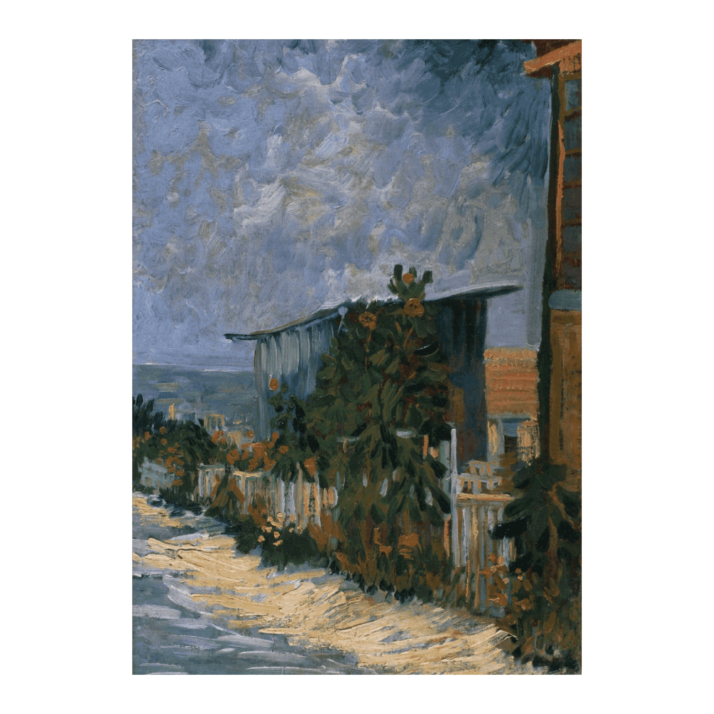 Van Gogh: "Shelter on Montmarte (1887)"