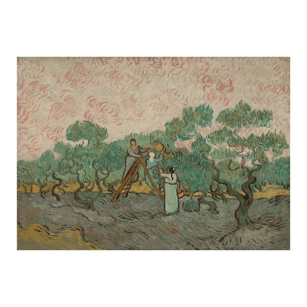 Van Gogh: "Women Picking Olives (1889)"
