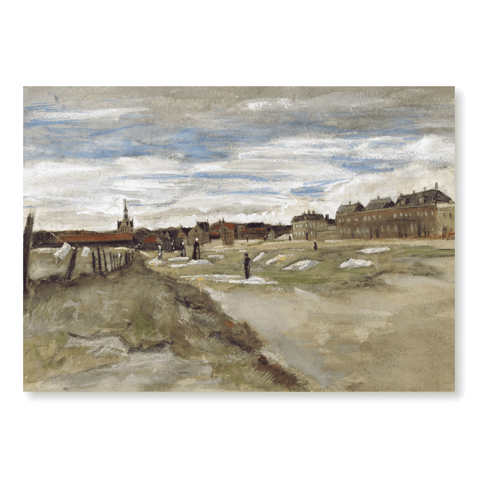 Van Gogh: "Bleachery at Scheveningen (1882)" - Jasper & Jute