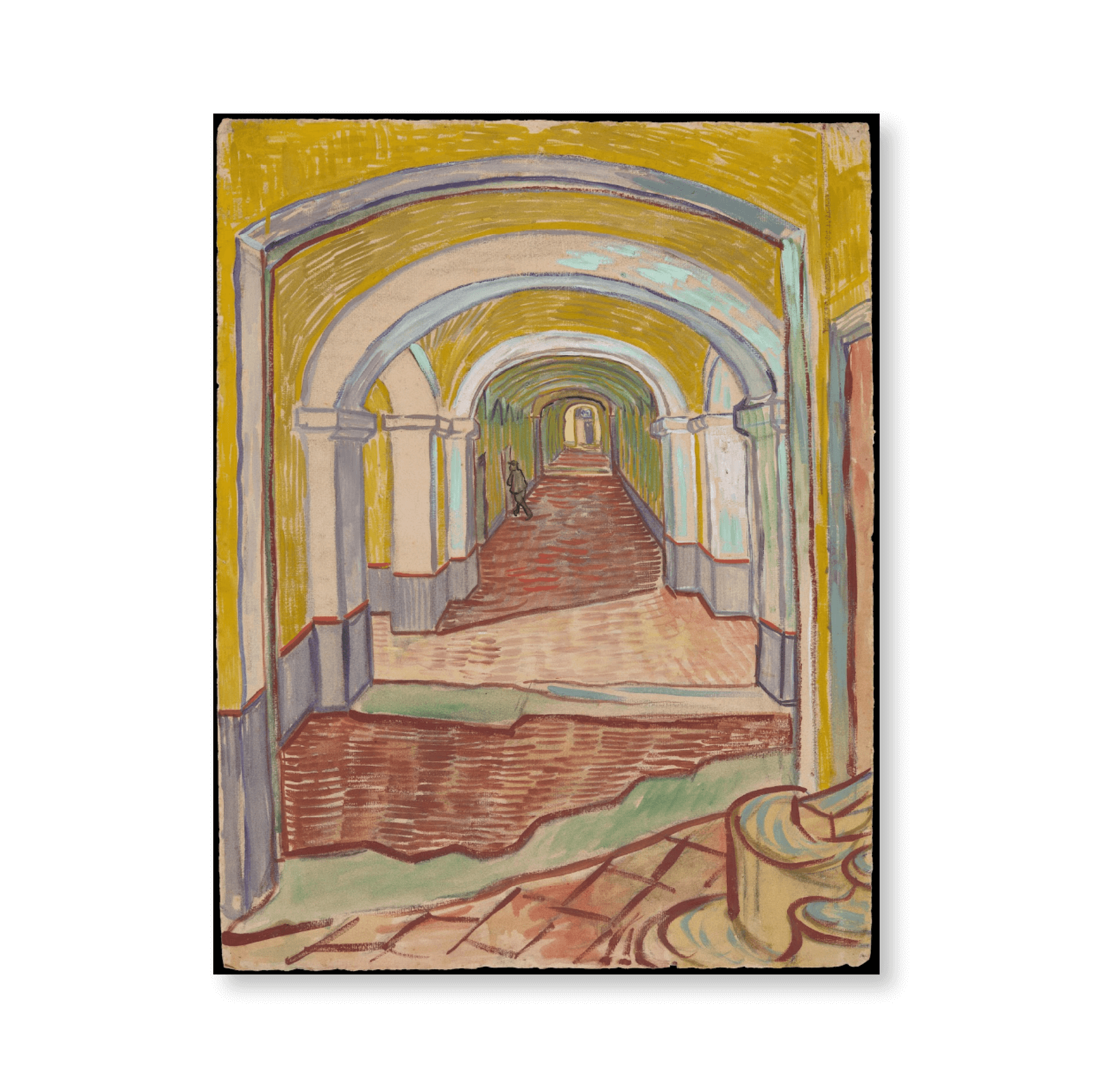Van Gogh: "Corridor in the Asylum (1889)" - Jasper & Jute