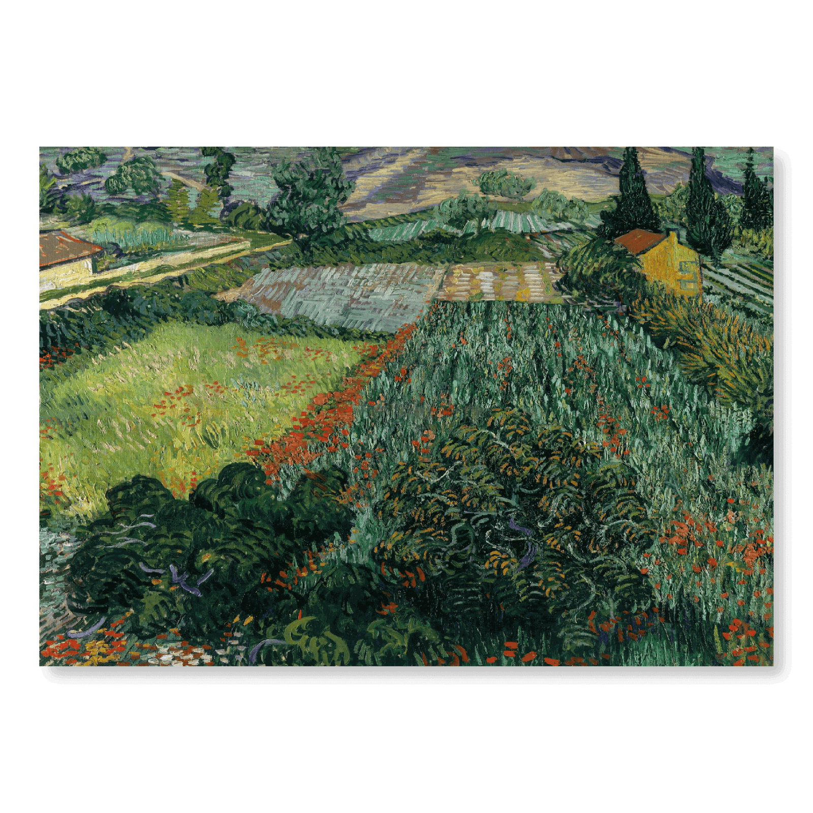Van Gogh: "Field with Poppies (1889)" - Jasper & Jute
