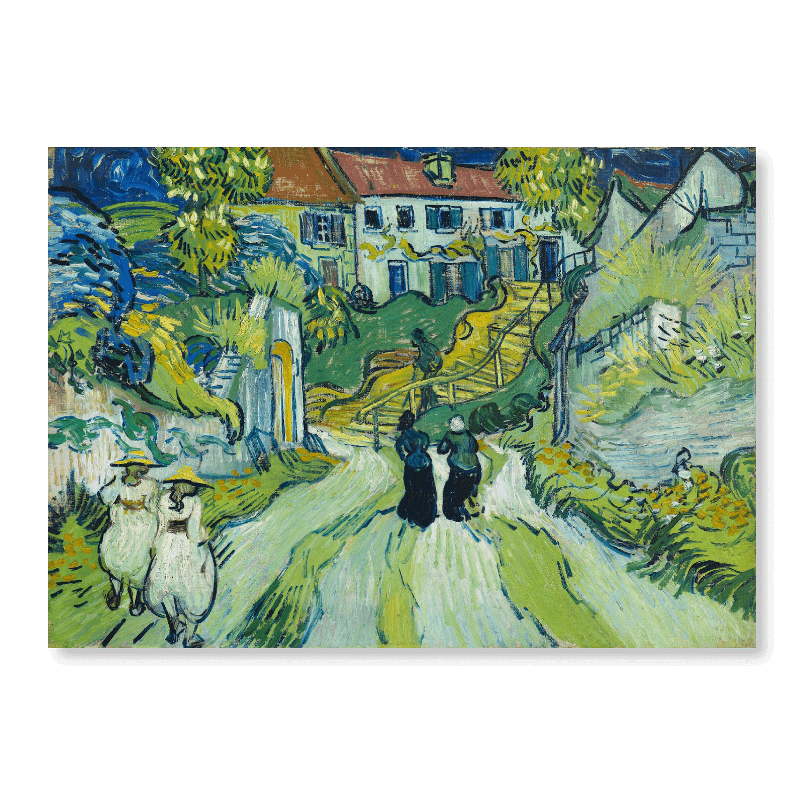 Van Gogh: "Stairway at Auvers (1890)" - Jasper & Jute