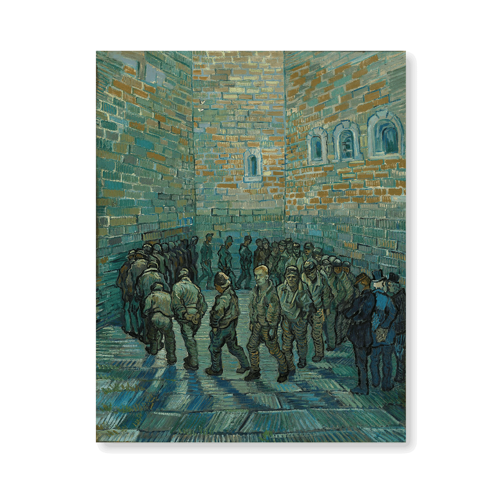 Van Gogh: "The prison Courtyard (1890)" - Jasper & Jute