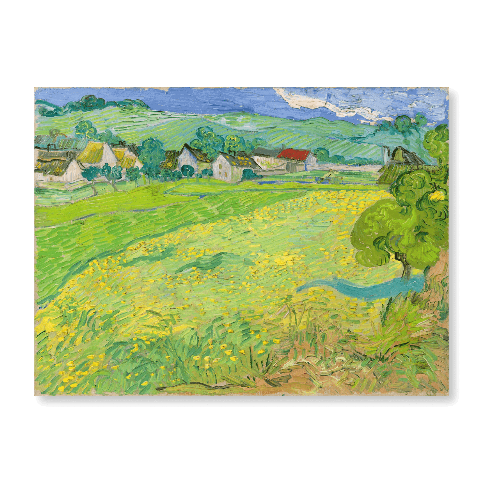 Van Gogh: "View of Vessenots Near Auvers (1890)" - Jasper & Jute