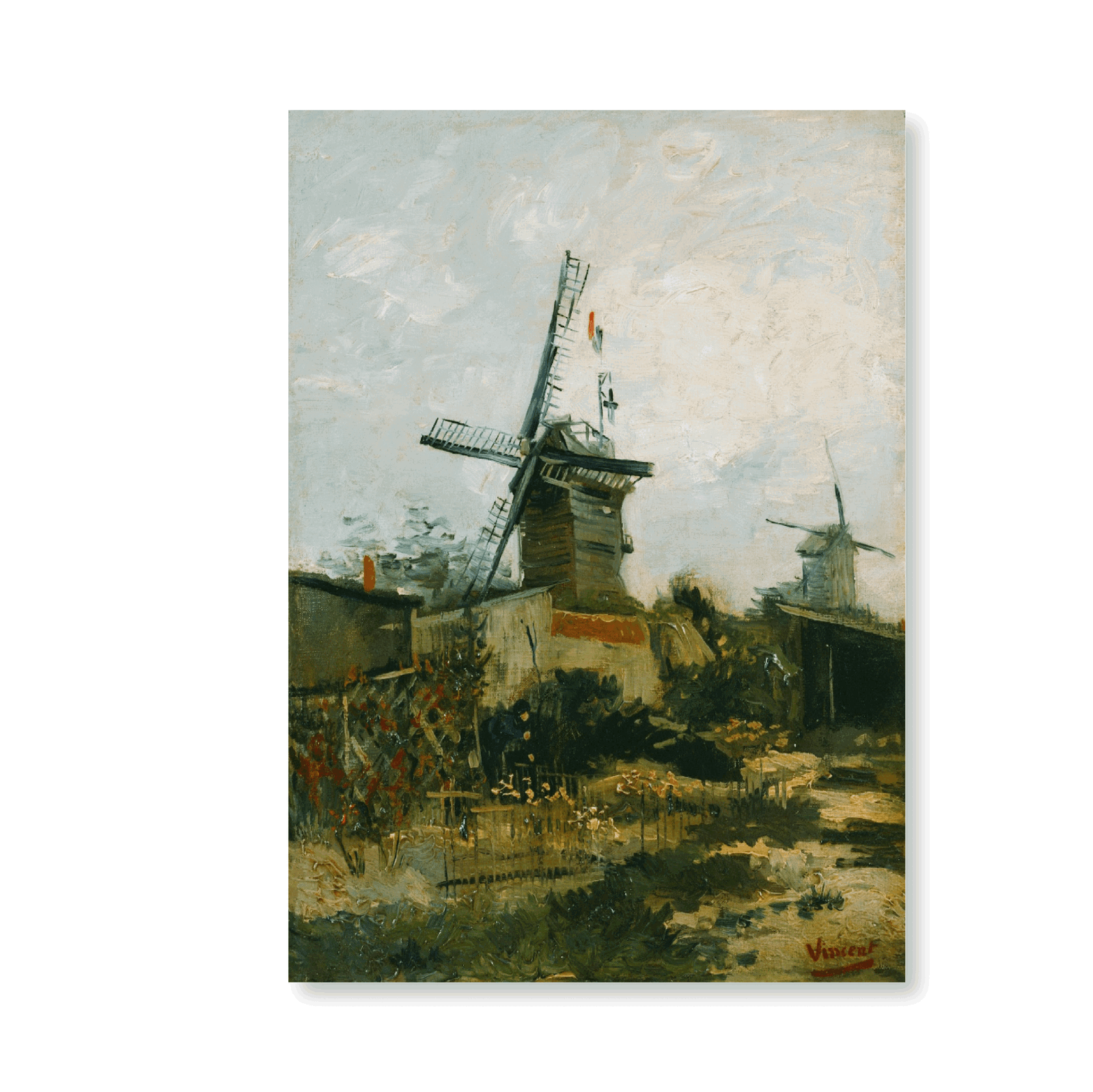 Van Gogh: "Windmill on Montmartre (1886)" - Jasper & Jute