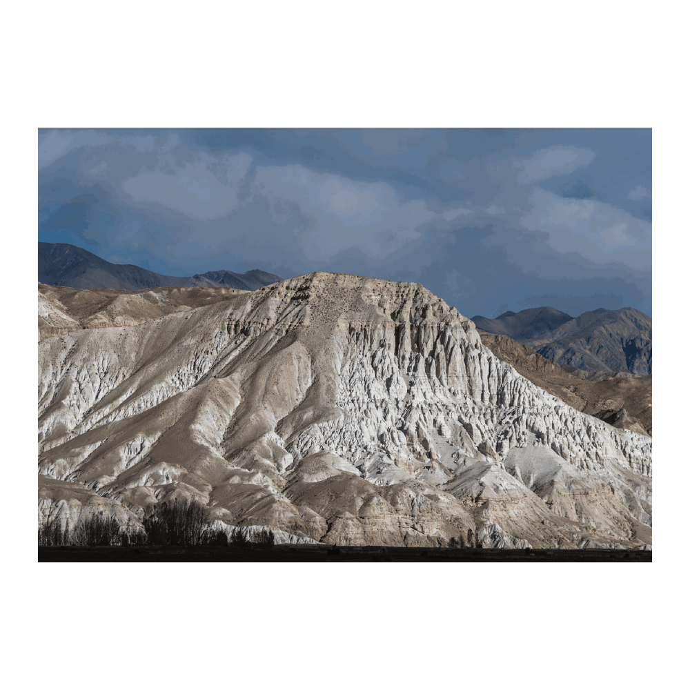 White Mountain In The Himalayas